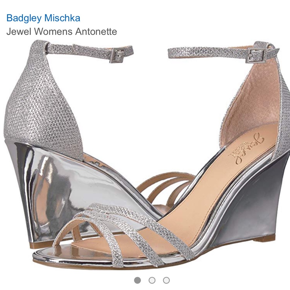 Badgley Mischka Antonette Wedge NWT